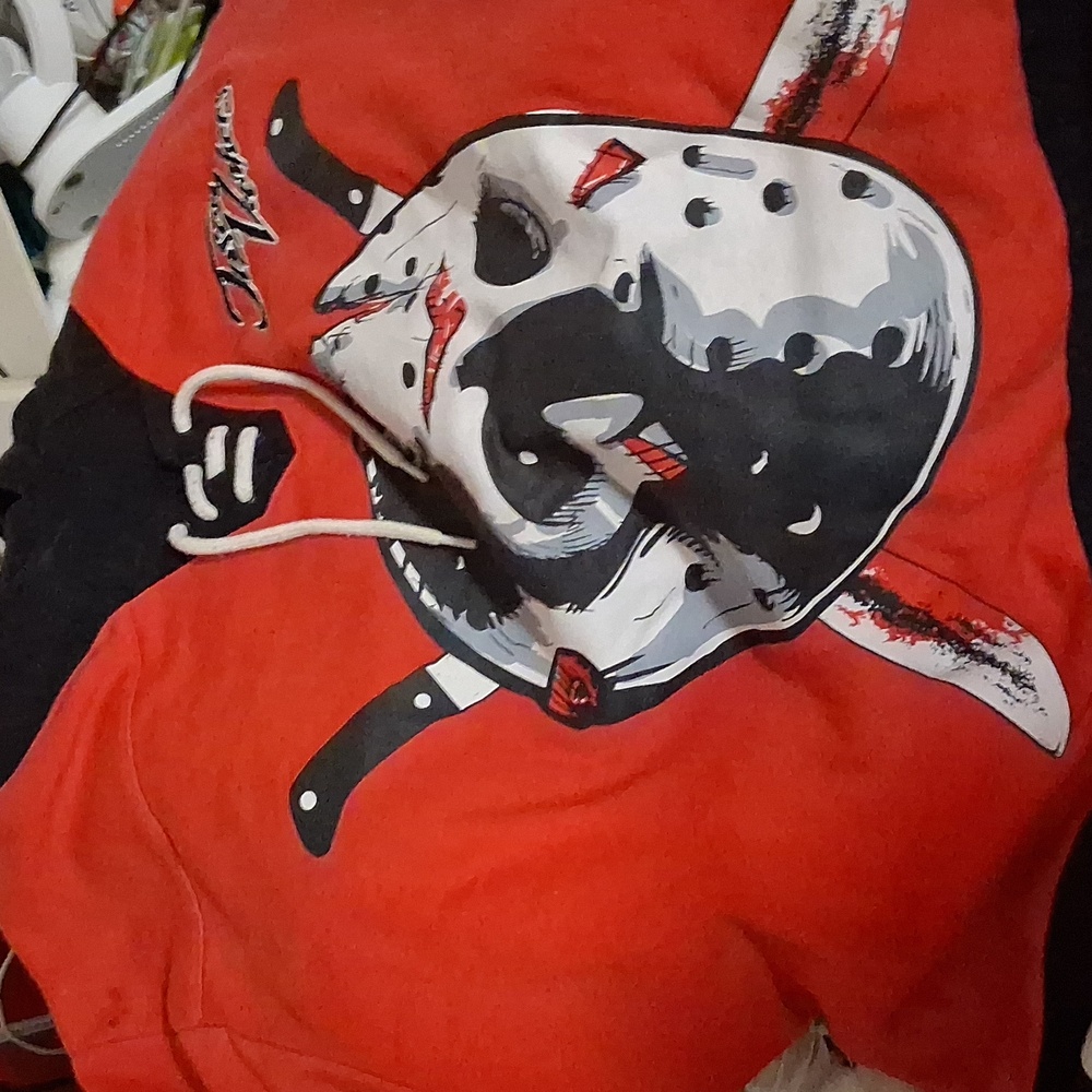 Red Graphic Men's Sweater